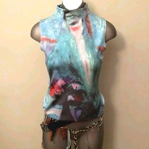Vintage art sleeveless top